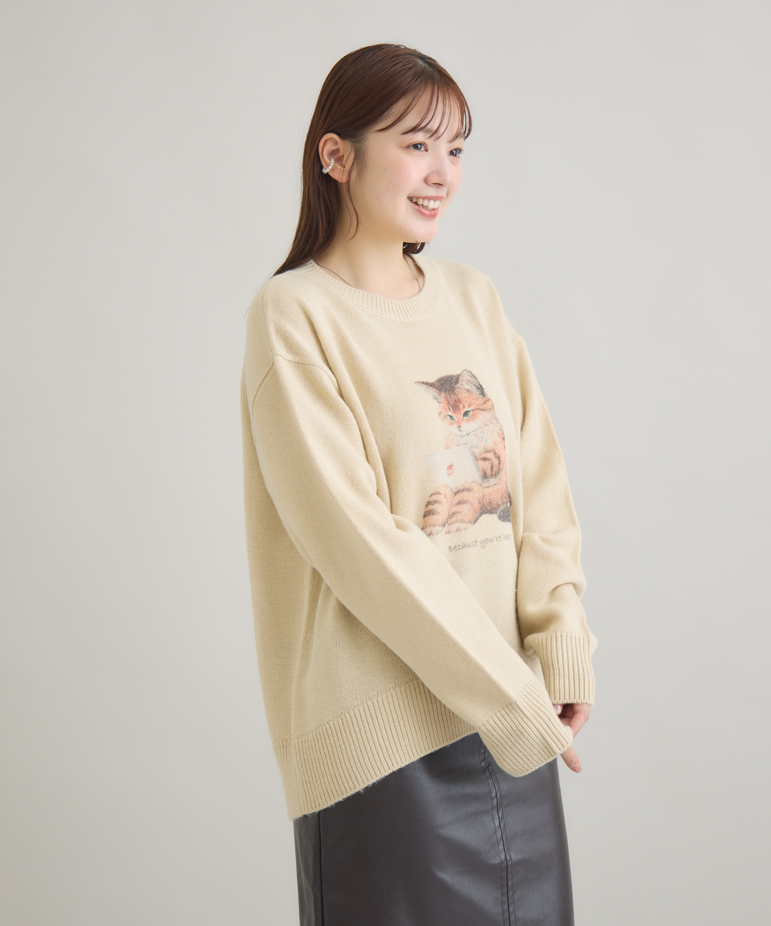 君がいるから』プリントニット / meeny miny | IKG crossing