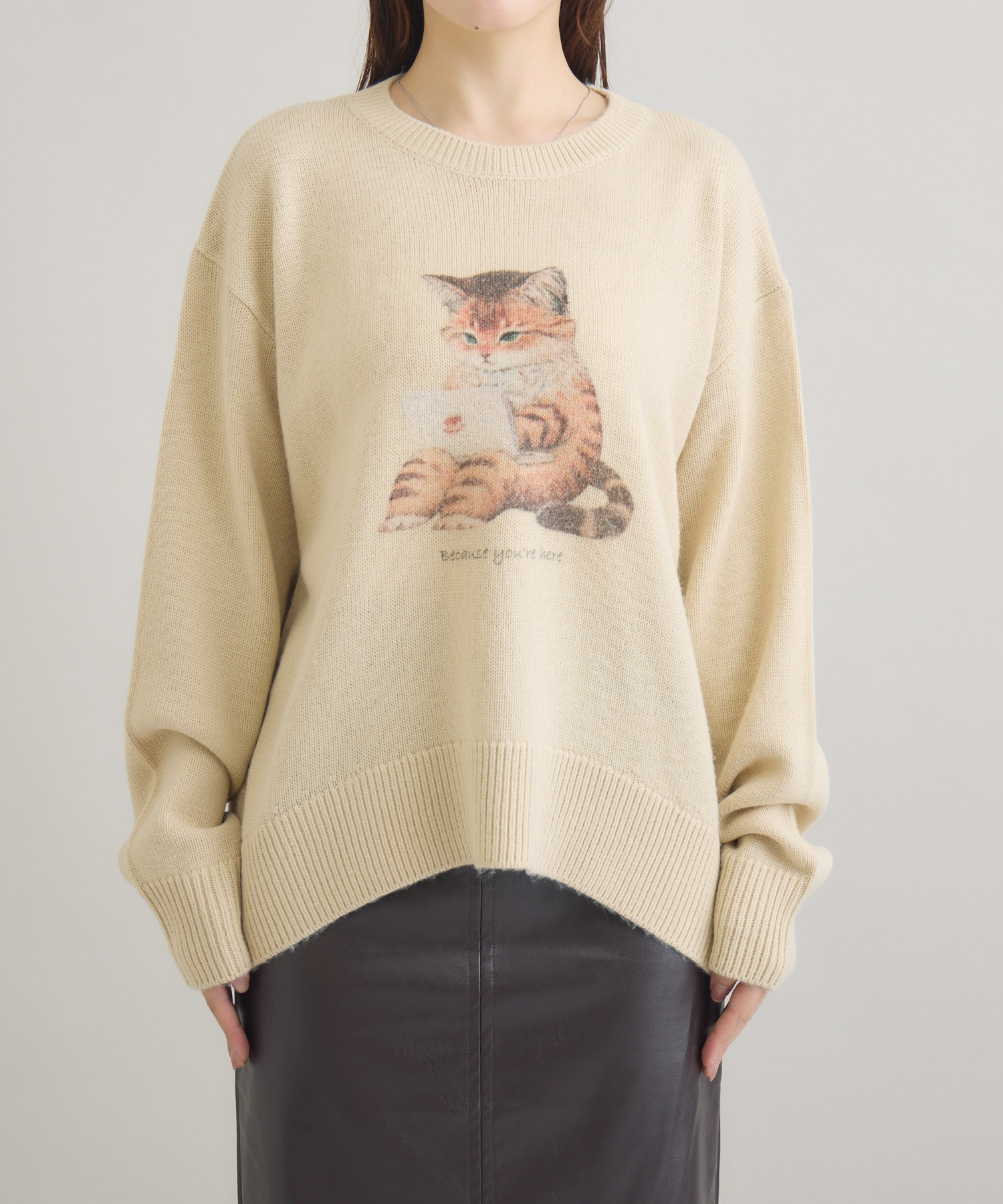 君がいるから』プリントニット / meeny miny | IKG crossing