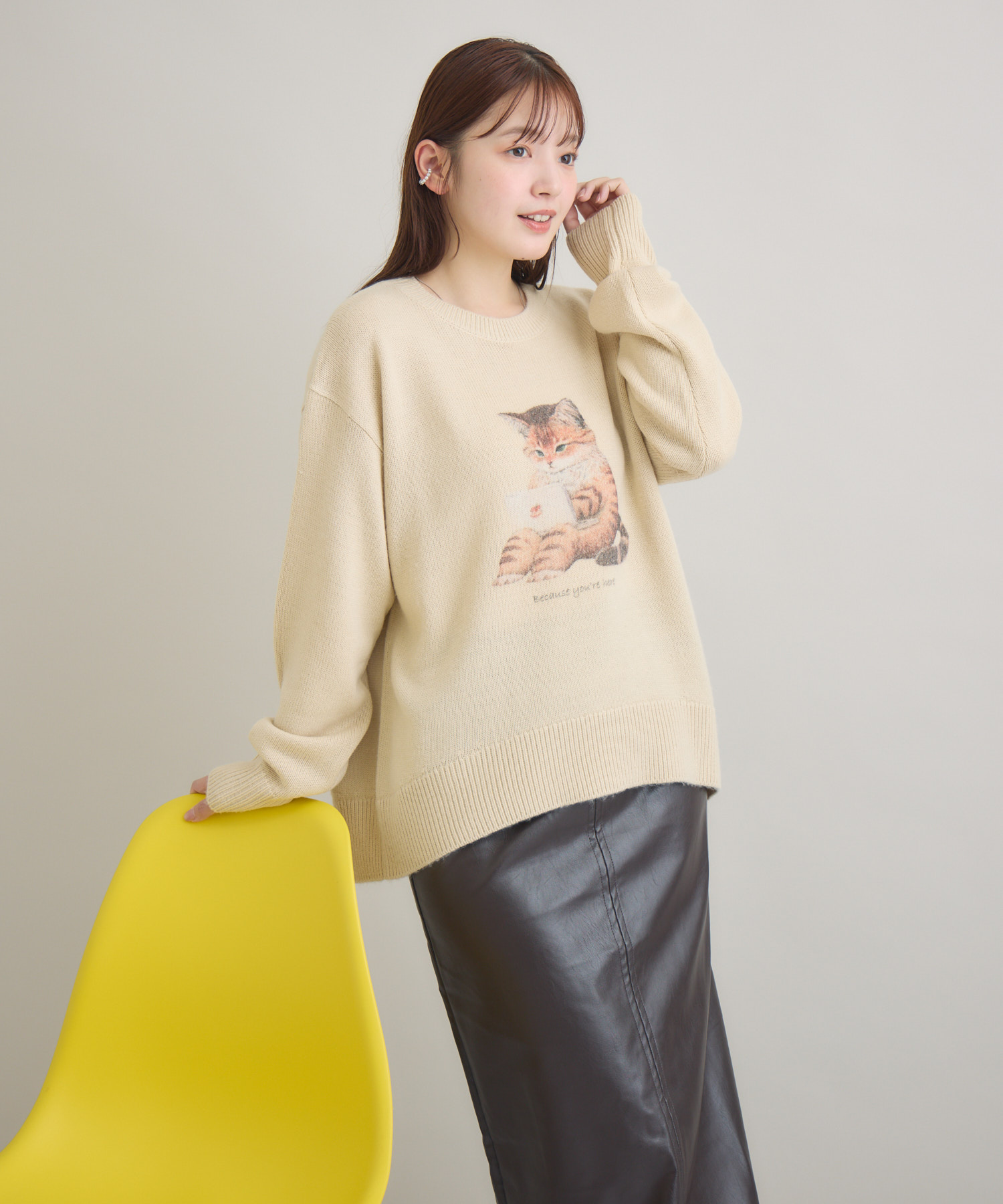 君がいるから』プリントニット / meeny miny | IKG crossing