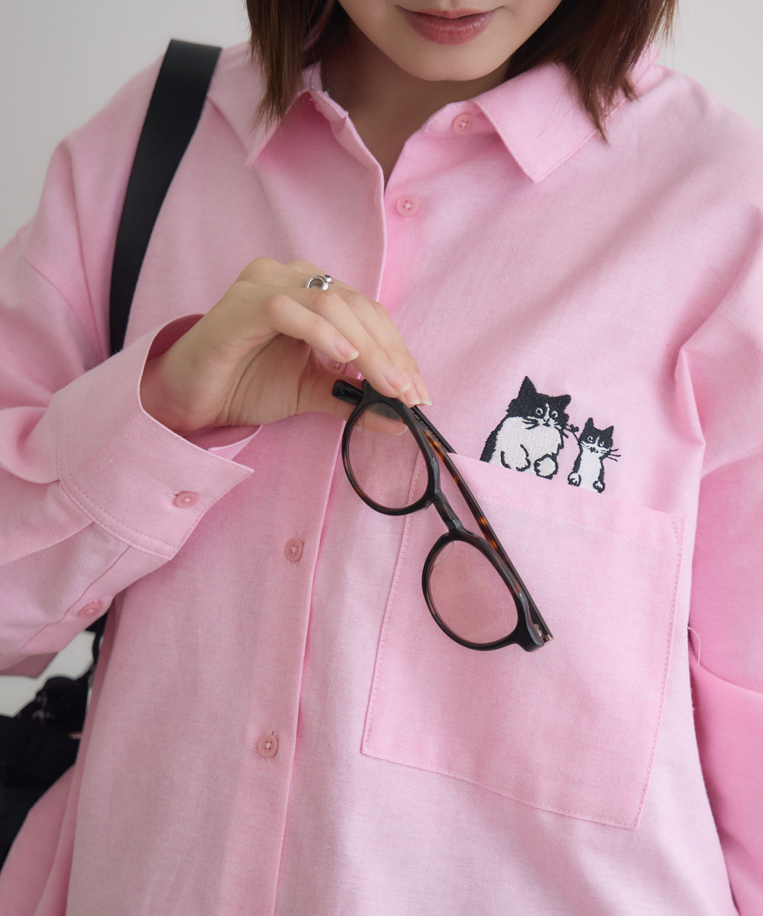 CAT & BAKES 9456『ひげリボン』シャツ / meeny miny | IKG crossing