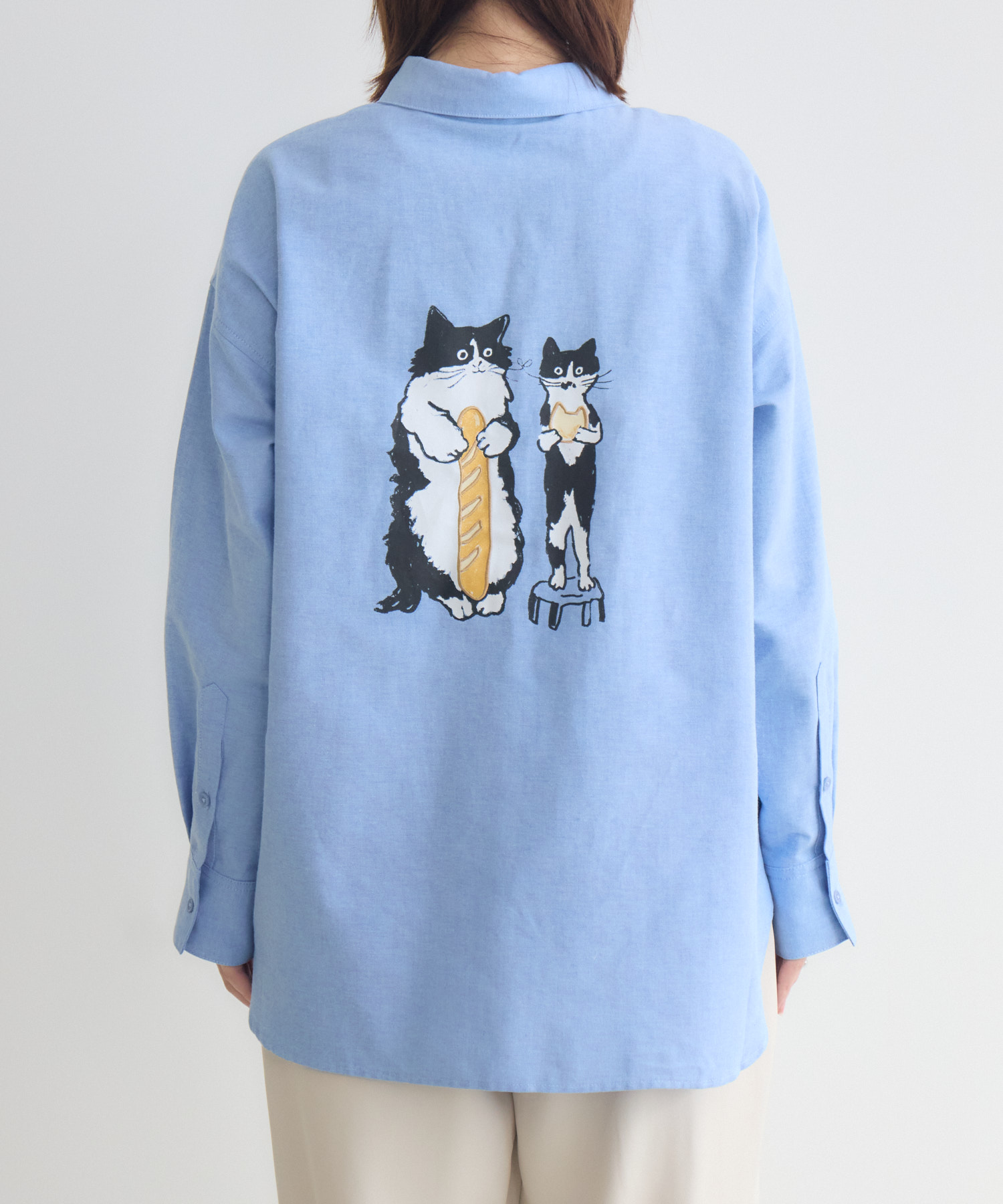 CAT & BAKES 9456『フランスパン』シャツ / meeny miny | IKG crossing