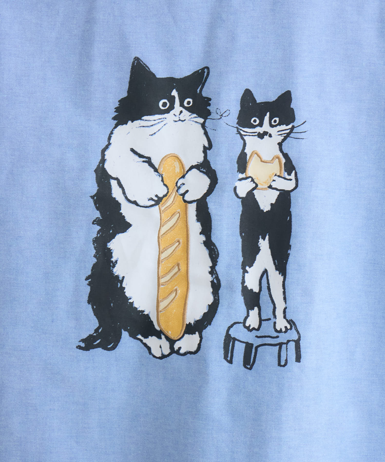 CAT & BAKES 9456『フランスパン』シャツ / meeny miny | IKG crossing