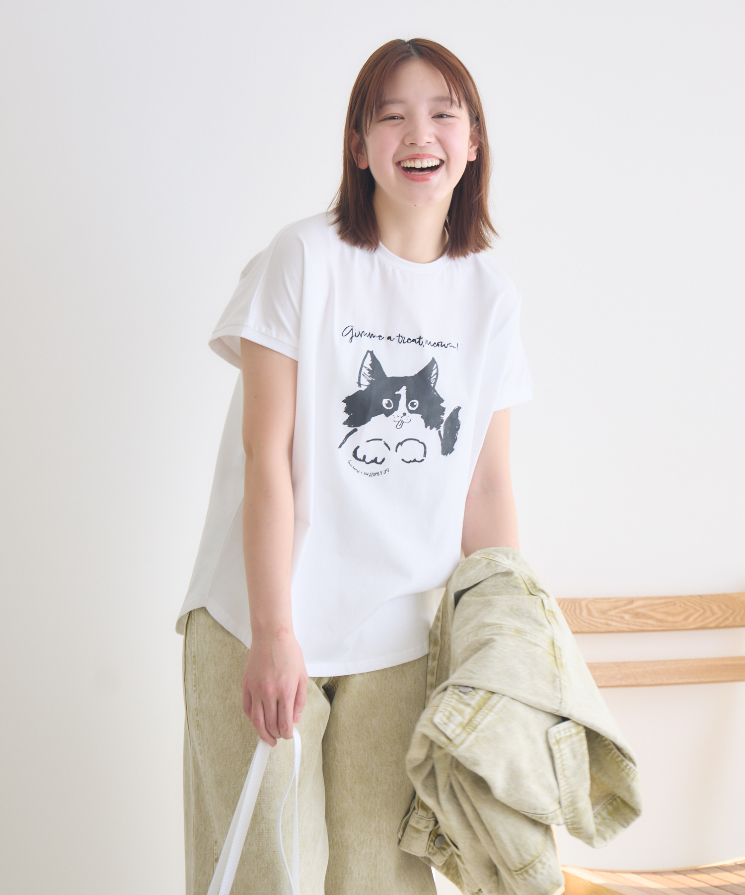 CAT & BAKES 9456『わんこBANDOとPEPPE♡』Tシャツ / meeny miny | IKG