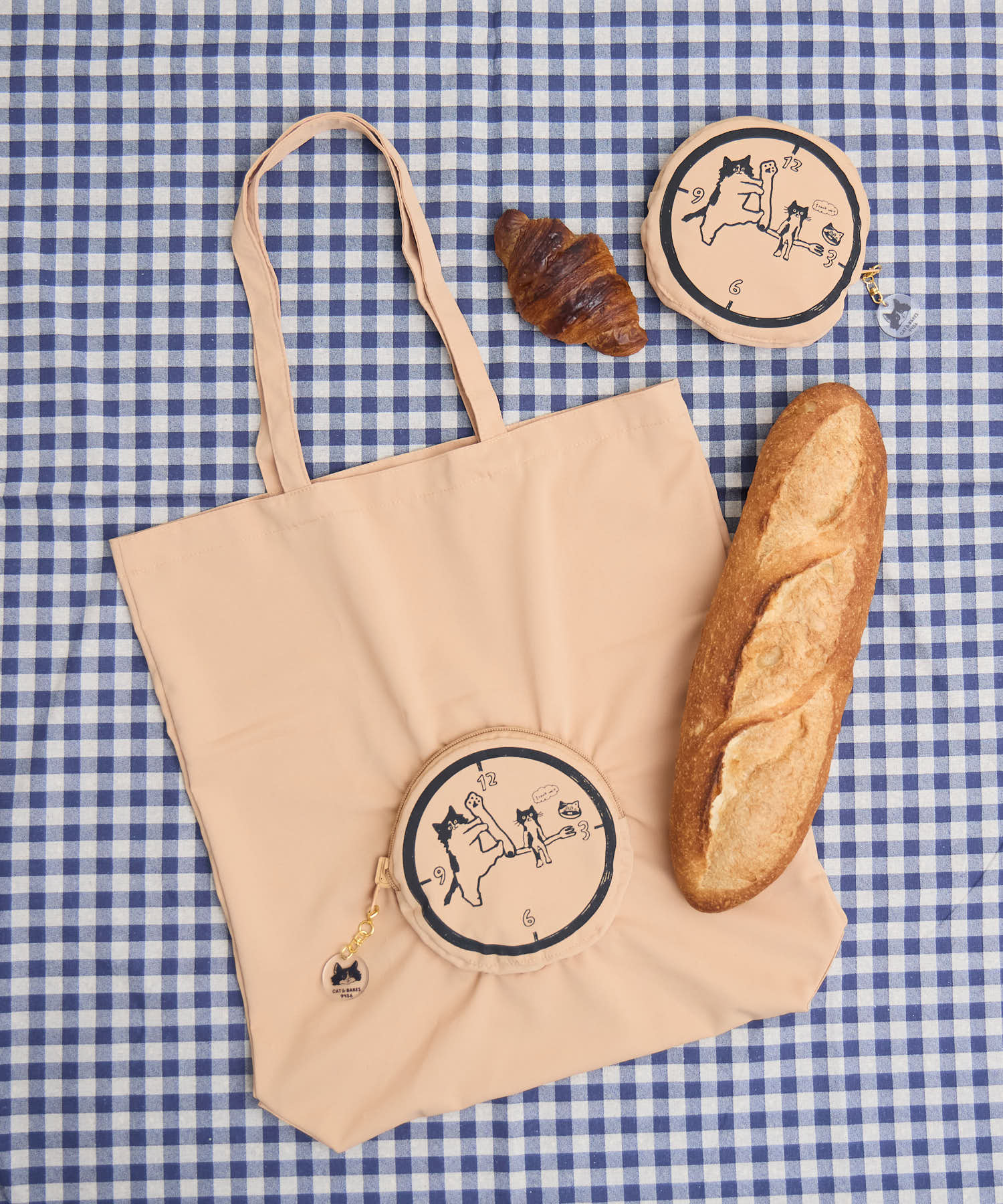 CAT & BAKES 9456『3時のおやつ』エコバッグ / meeny miny | IKG crossing