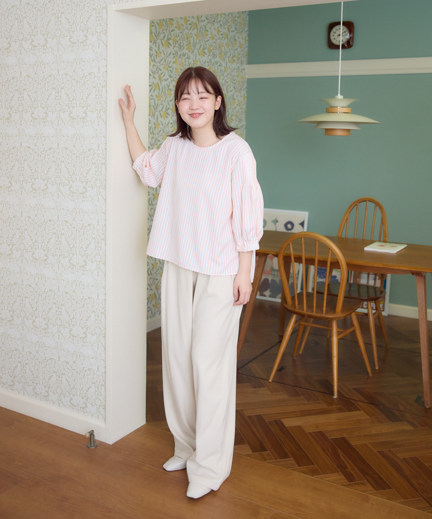 EISO KONDO ストライプロングベスト Mサイズ 麻混のロングベスト 436-02 Series | かぐらやONLINE SHOP