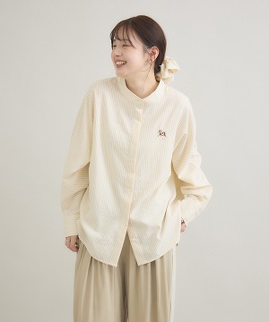 s*y様 イングランド代表 ルーニー 9 長袖シャツ おひさま牧場】ストライプシャツ 「ルパン」刺繍 / meeny miny | IKG