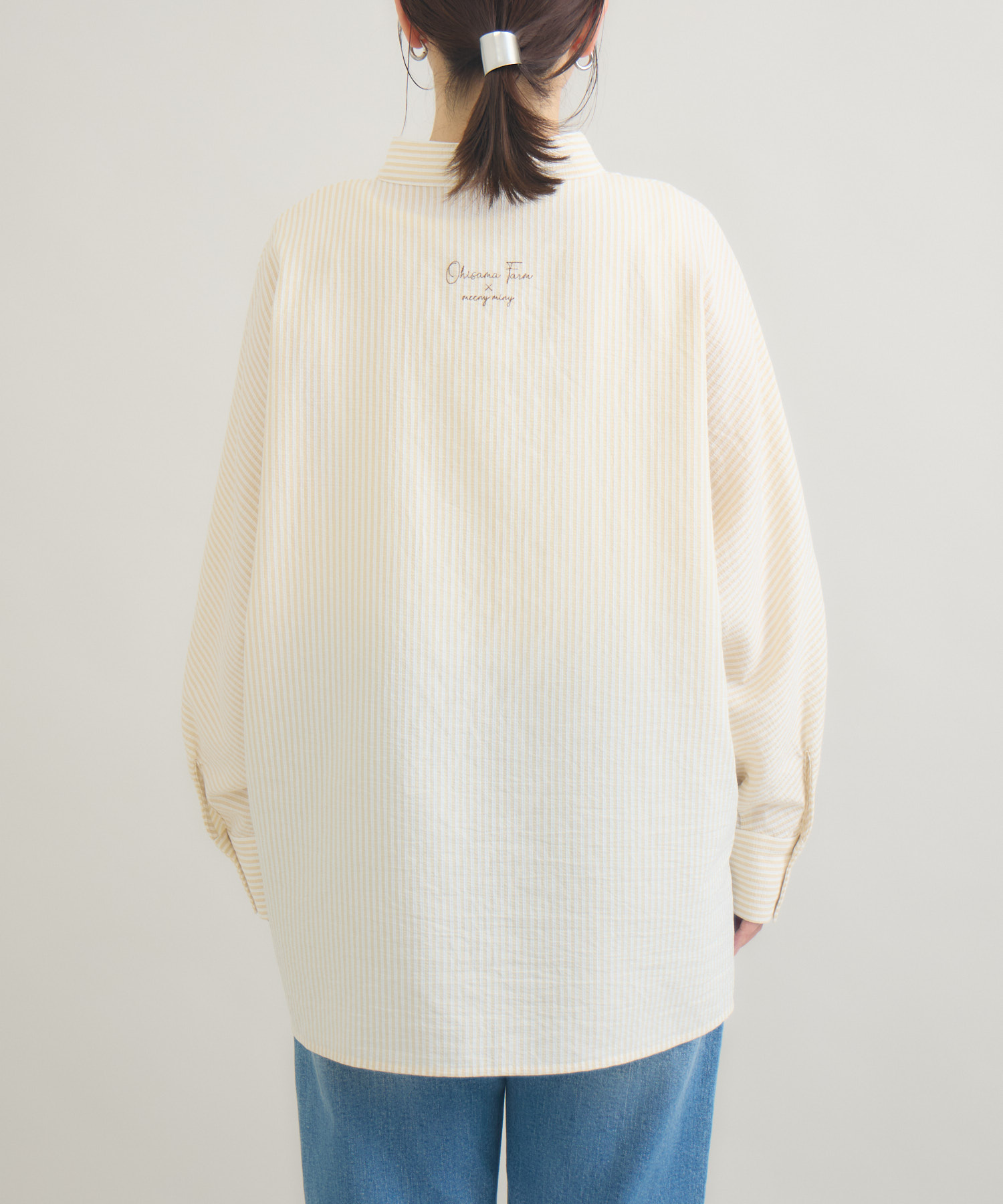 おひさま牧場】ストライプシャツ 「ルパン」刺繍 / meeny miny | IKG