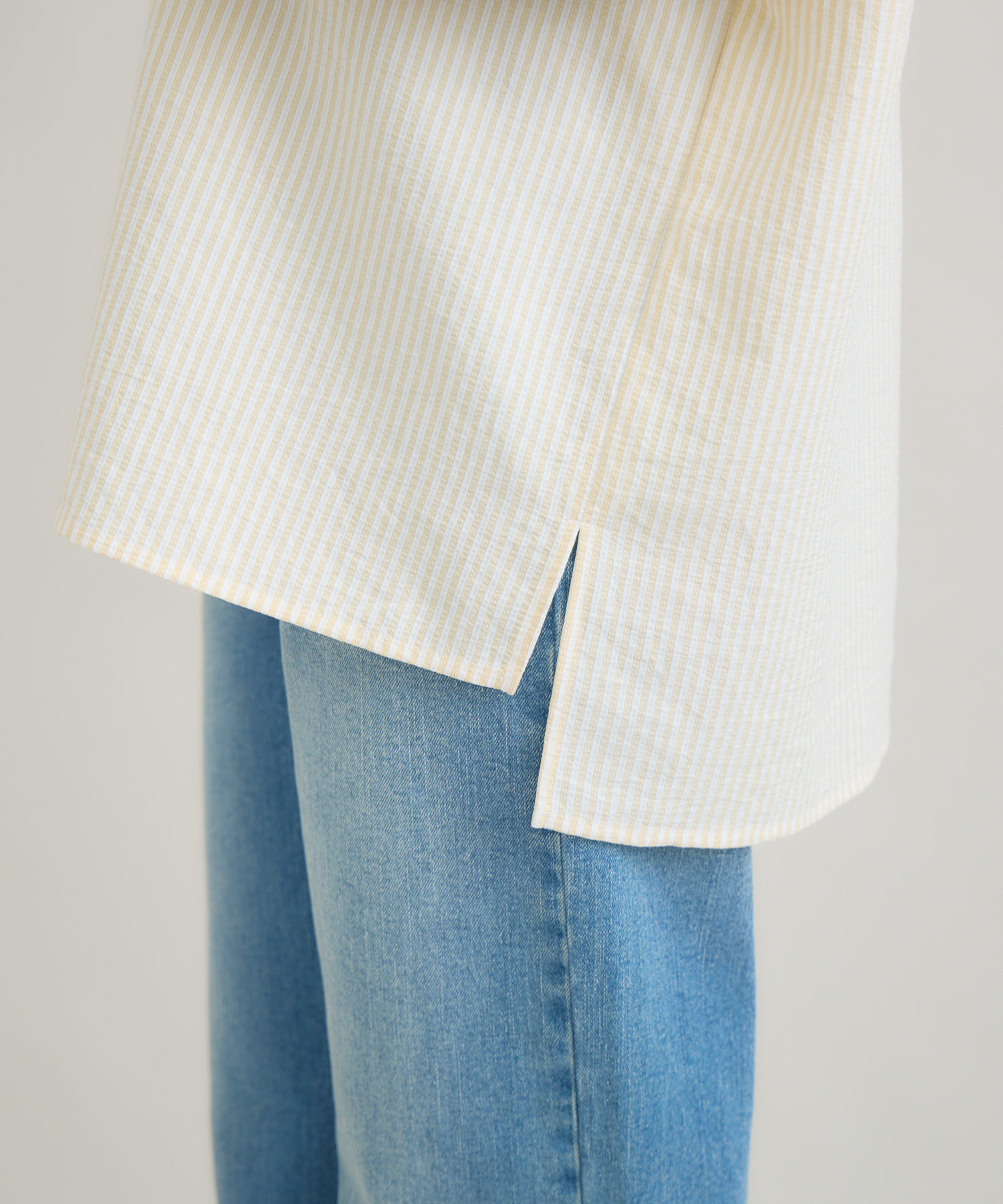 おひさま牧場】ストライプシャツ 「ルパン」刺繍 / meeny miny | IKG