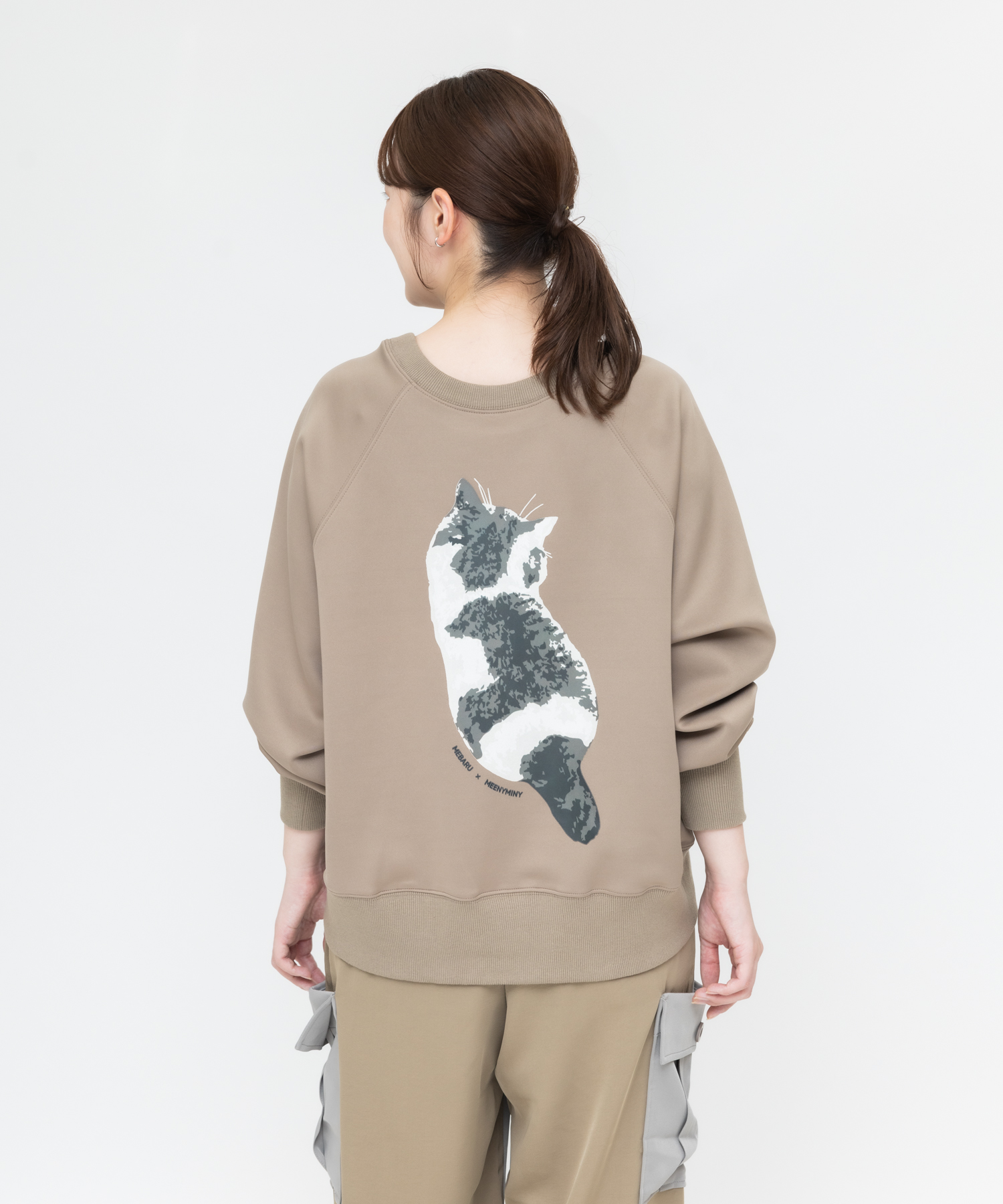 MEBARU】フェルト猫スウェットB / meeny miny | IKG crossing