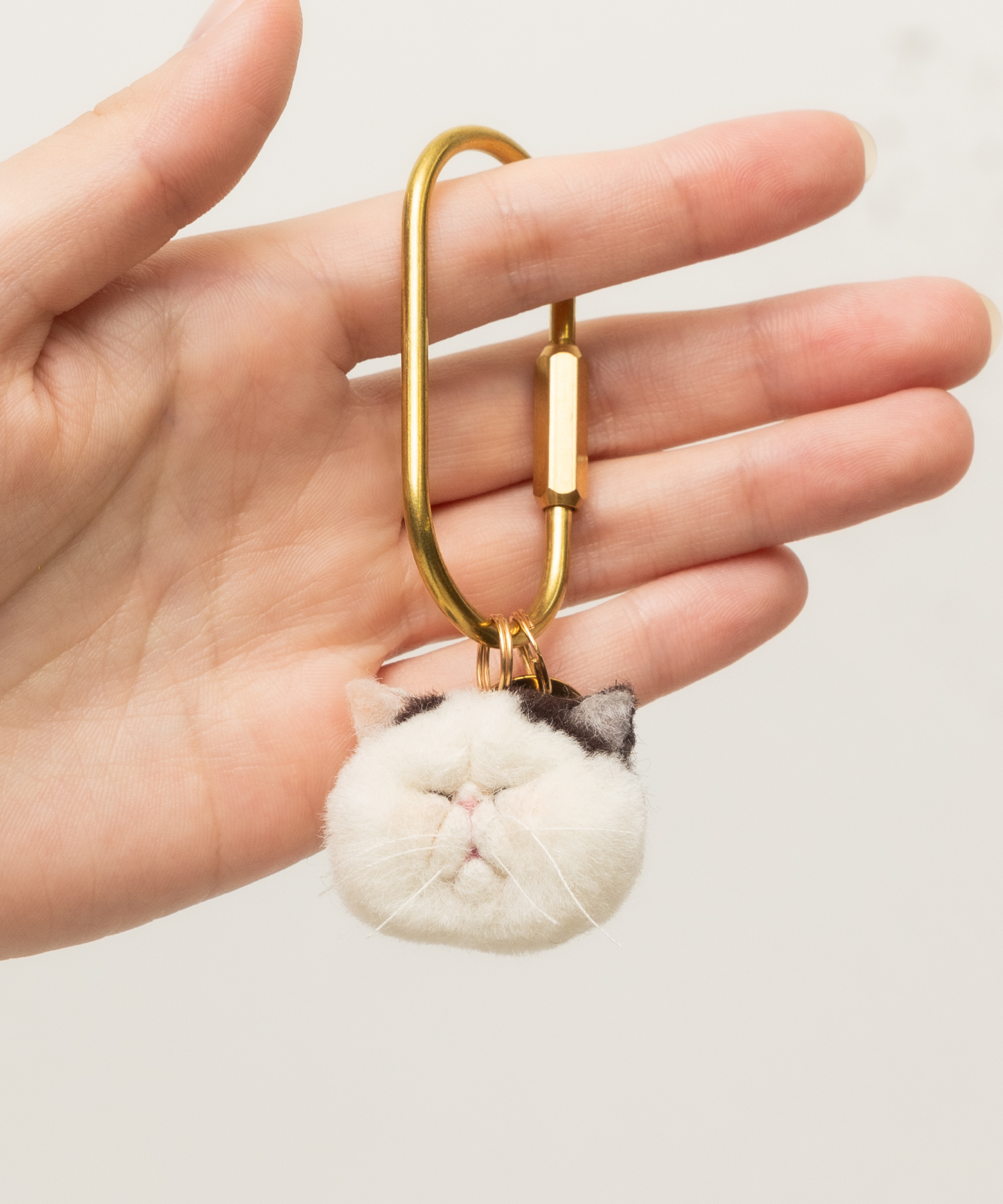MEBARUバッグチャーム】羊毛フェルト作品 【エキゾ猫】 / meeny miny